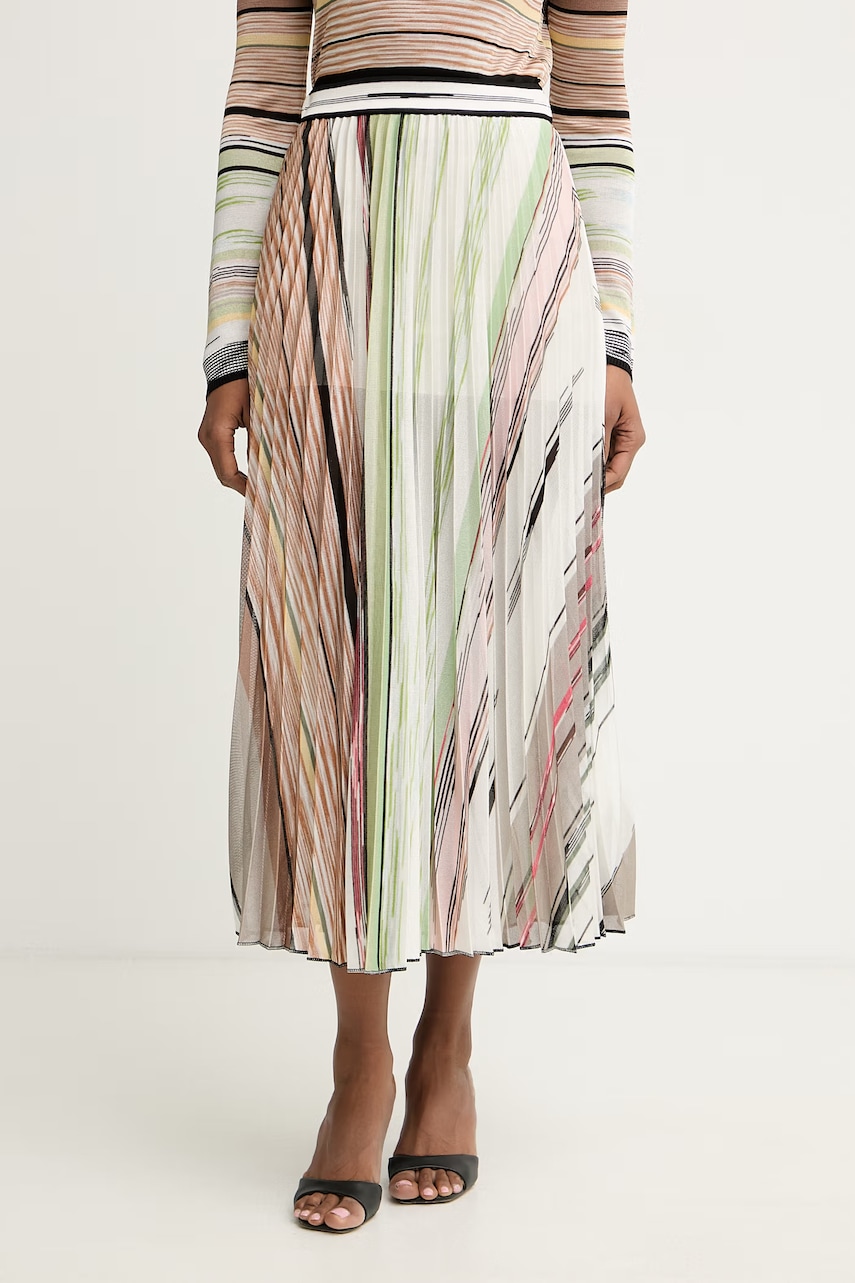 Missoni Πλισέ φούστα με βισκόζη DS26SH10.BK01GP