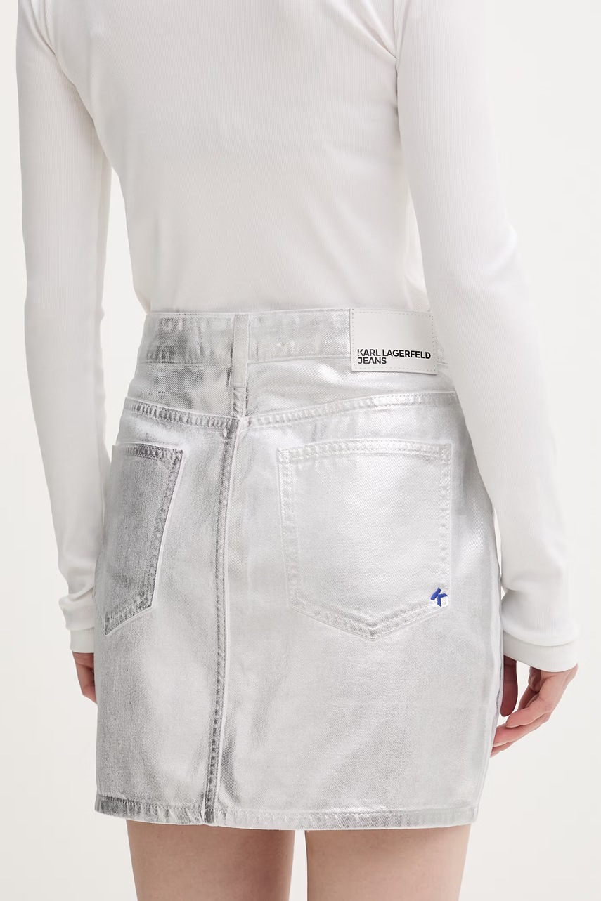 Karl Lagerfeld Jeans sukňa bavlnená