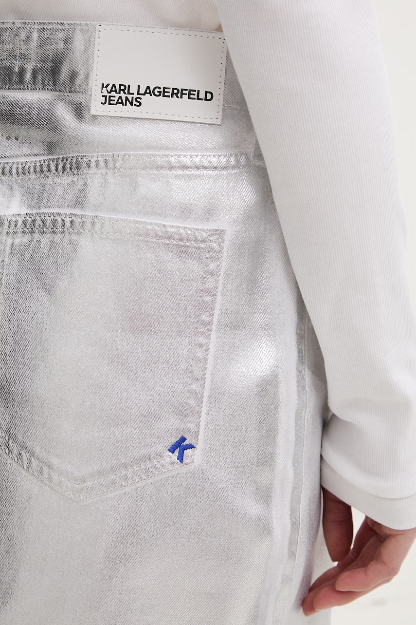 Karl Lagerfeld Jeans sukňa bavlnená