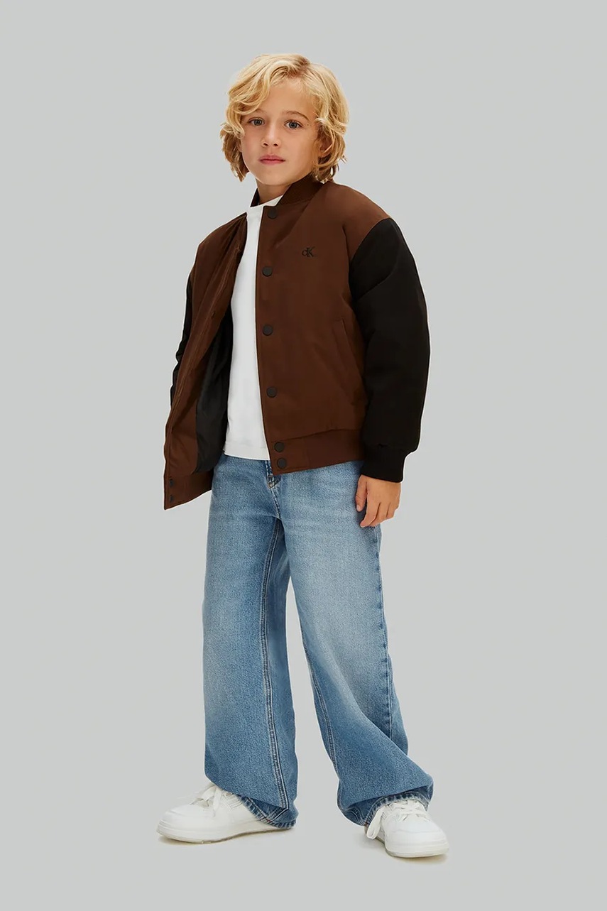 Levně Dětské rifle Calvin Klein Jeans SKATER IB0IB02600