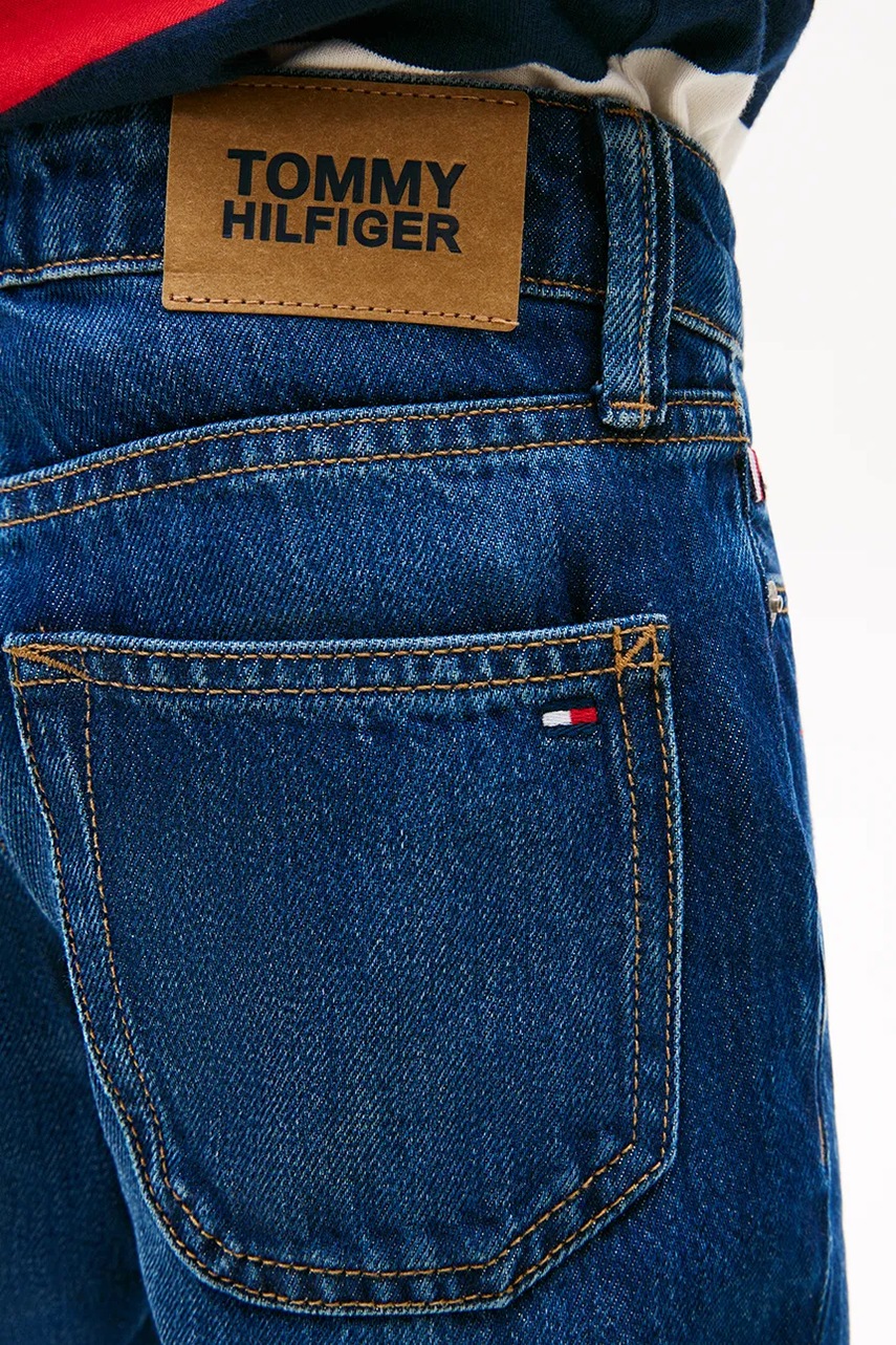 Tommy Hilfiger regular fit džíny dětské STRAIGHT (obrázek 5)