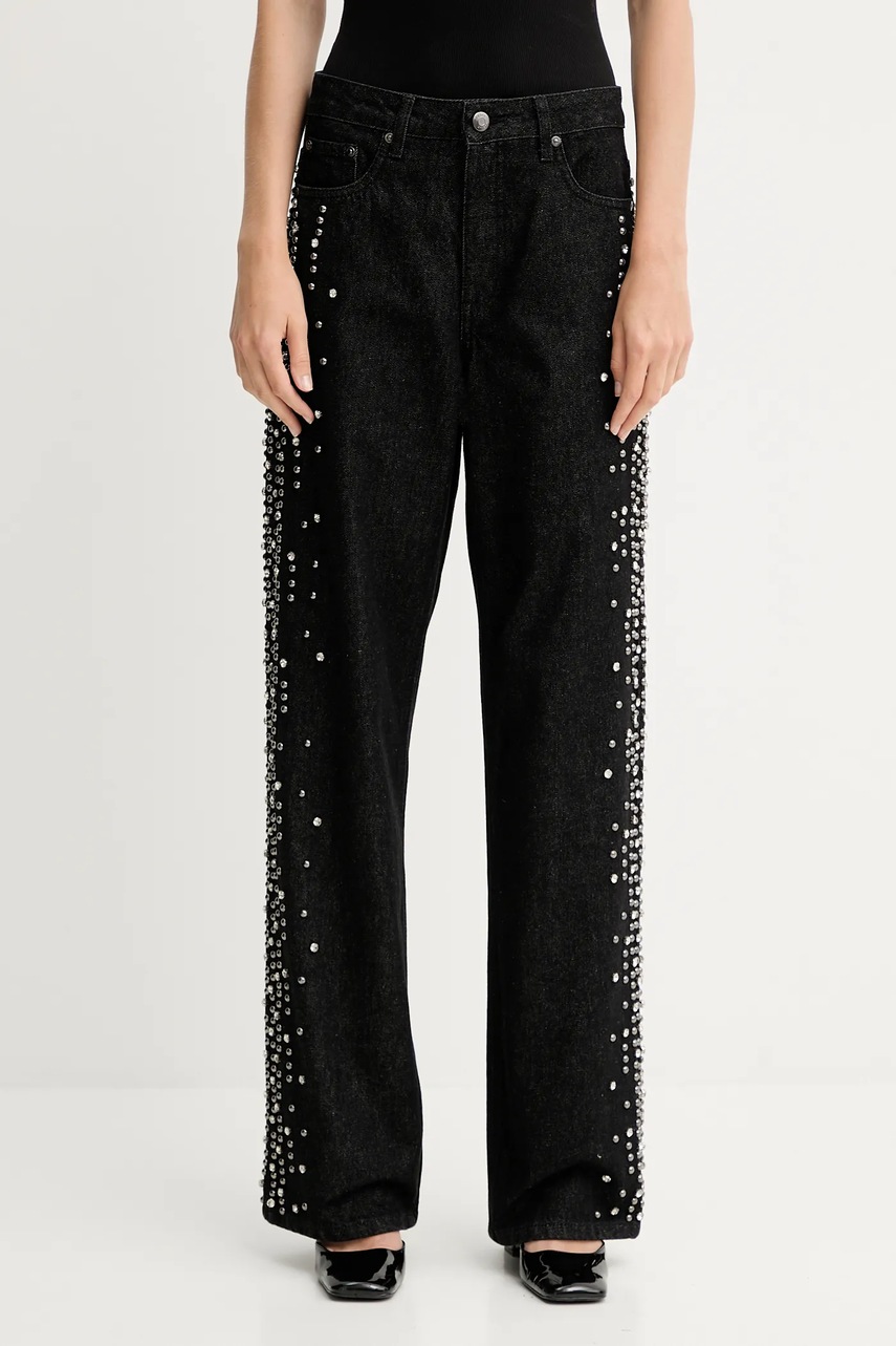 Gestuz jeans culoarea negru, 10910795