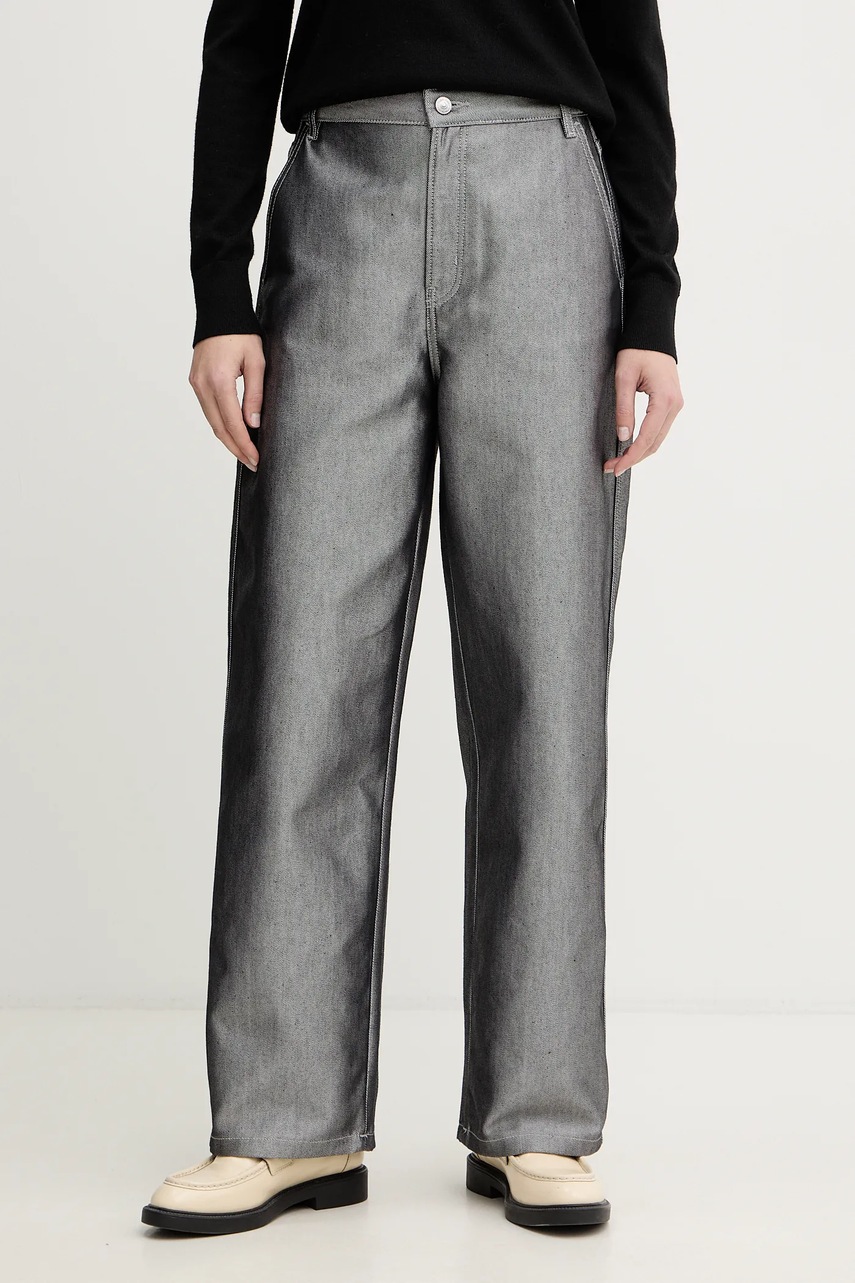 Levně Džíny Calvin Klein Jeans dámské, high waist, LV047E718G