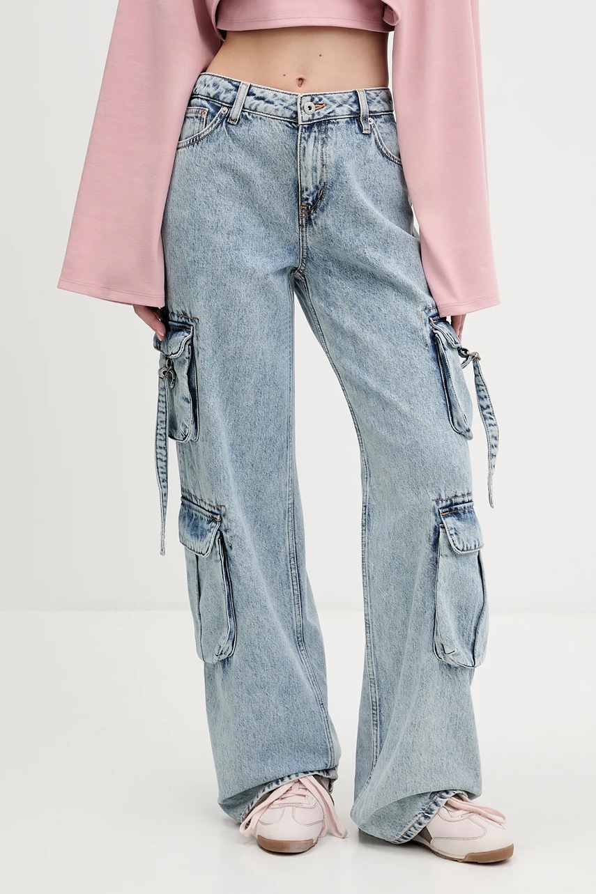 Levně Džíny Hugo Blue Gamala_3_B dámské, high waist, 50553030