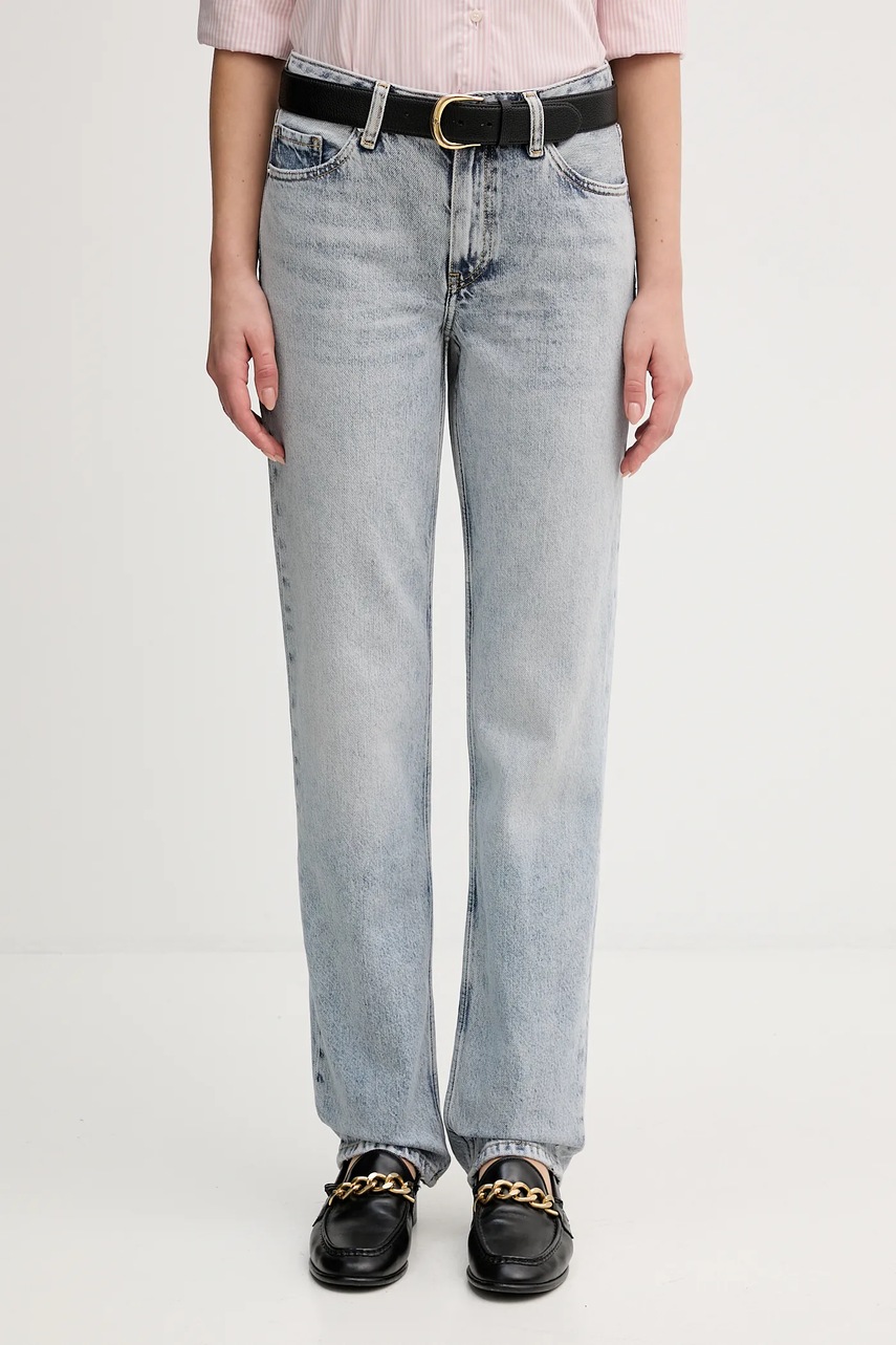 Levně Džíny Tommy Hilfiger dámské, high waist, WW0WW47679