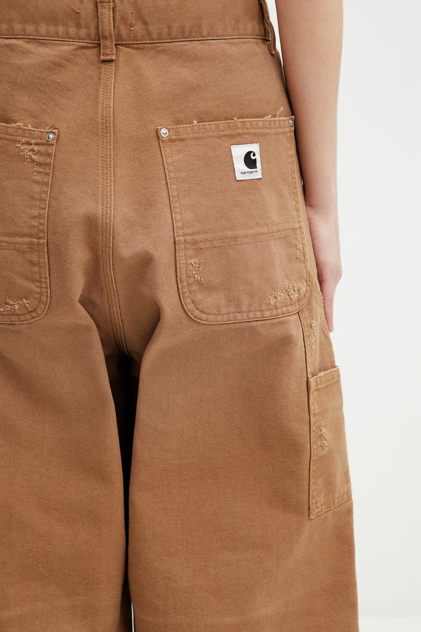 Carhartt WIP W Brandon Double Knee Pant spodnie cargo bawełniane damskie (zdjęcie 4)