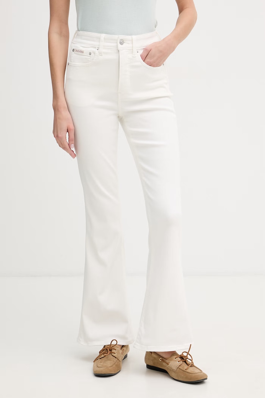 Calvin Klein Jeans blugi flared pentru femei