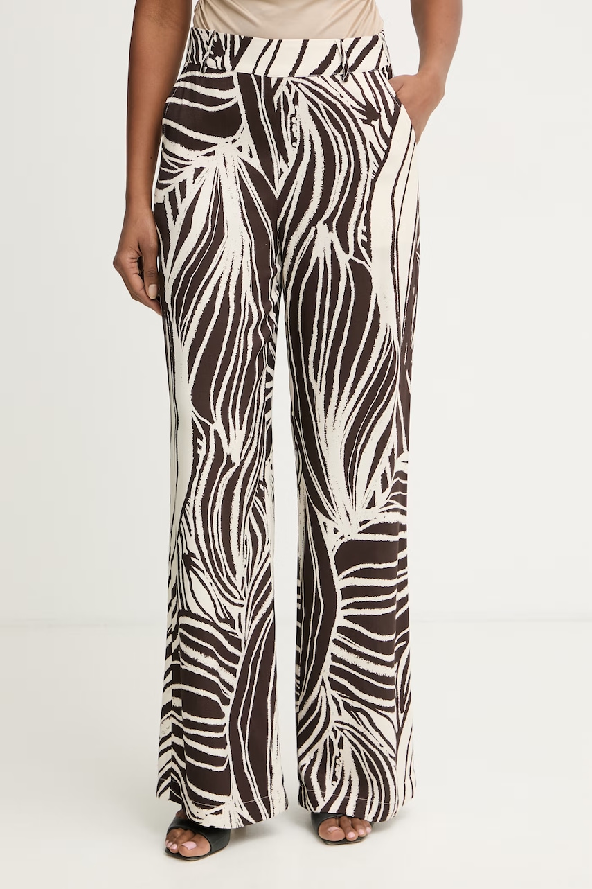 Guess pantaloni straight de damă din vâscoză BASTIENNE