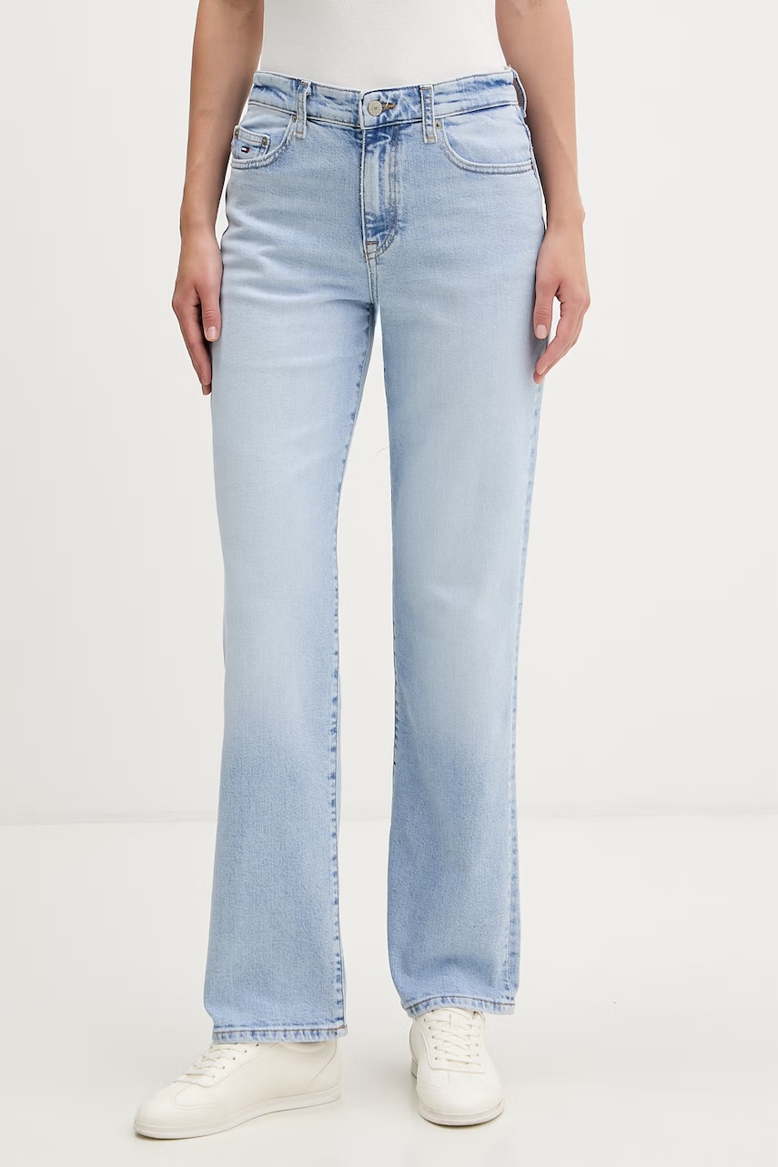 Tommy Jeans blugi straight pentru femei