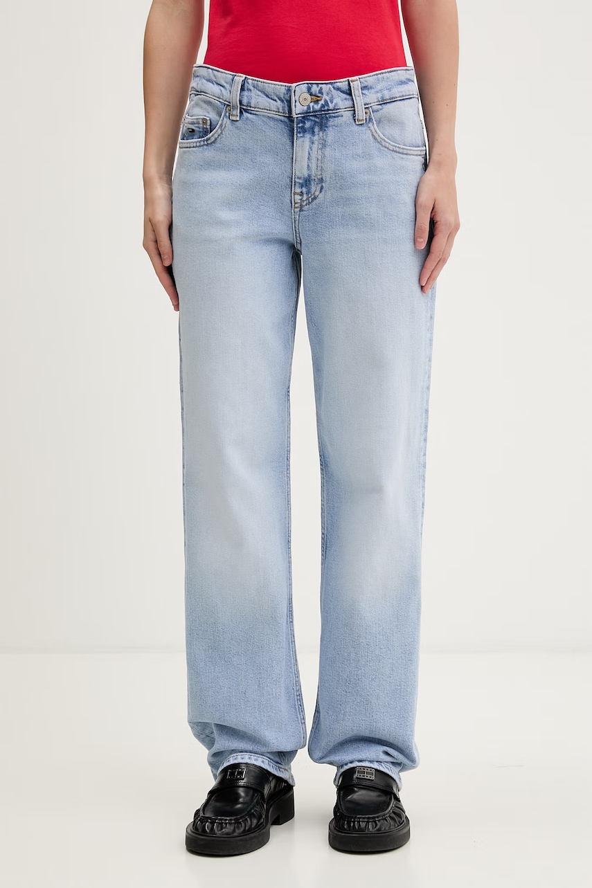 Tommy Jeans blugi straight pentru femei