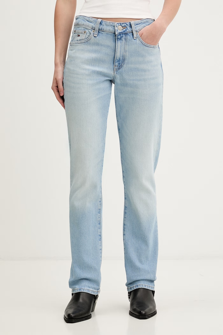 Tommy Jeans blugi slim fit pentru femei
