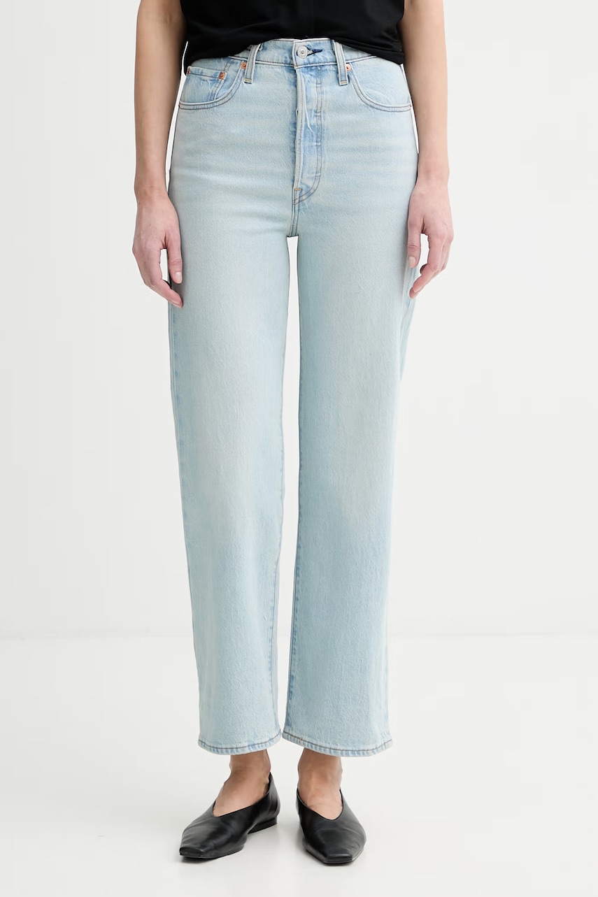 Levi's blugi straight pentru femei RIBCAGE STRAIGHT ANKLE