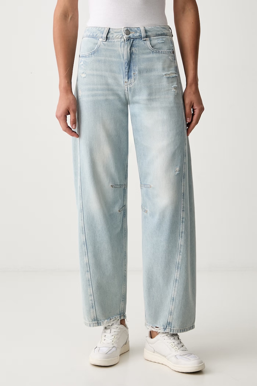 BOSS Orange jeansy barrel damskie C BALOON HR 1.0