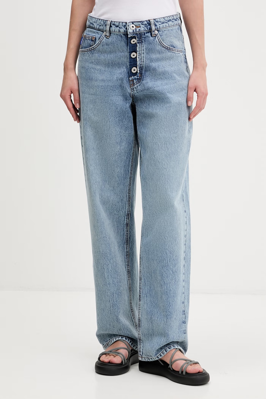 HUGO Blue τζιν χαλαρά γυναικεία Leni_8_B 50559617 μπλε