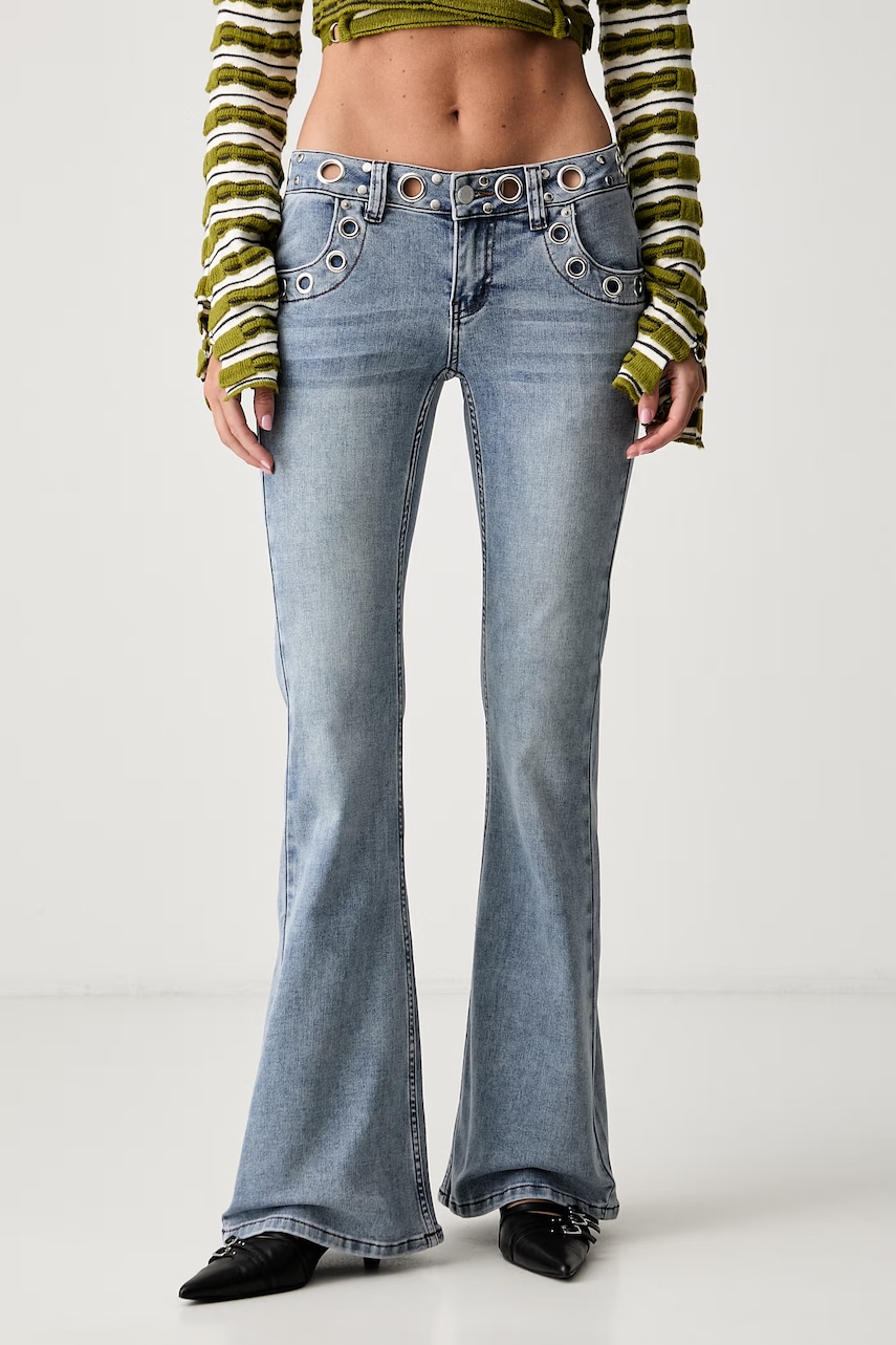 The Ragged Priest jeansy flare damskie
