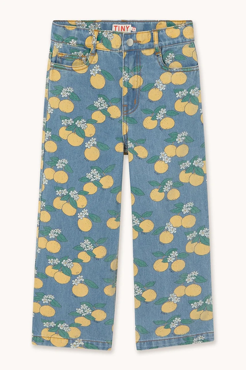 Дитячі джинси Tinycottons ORANGES DENIM JEANS