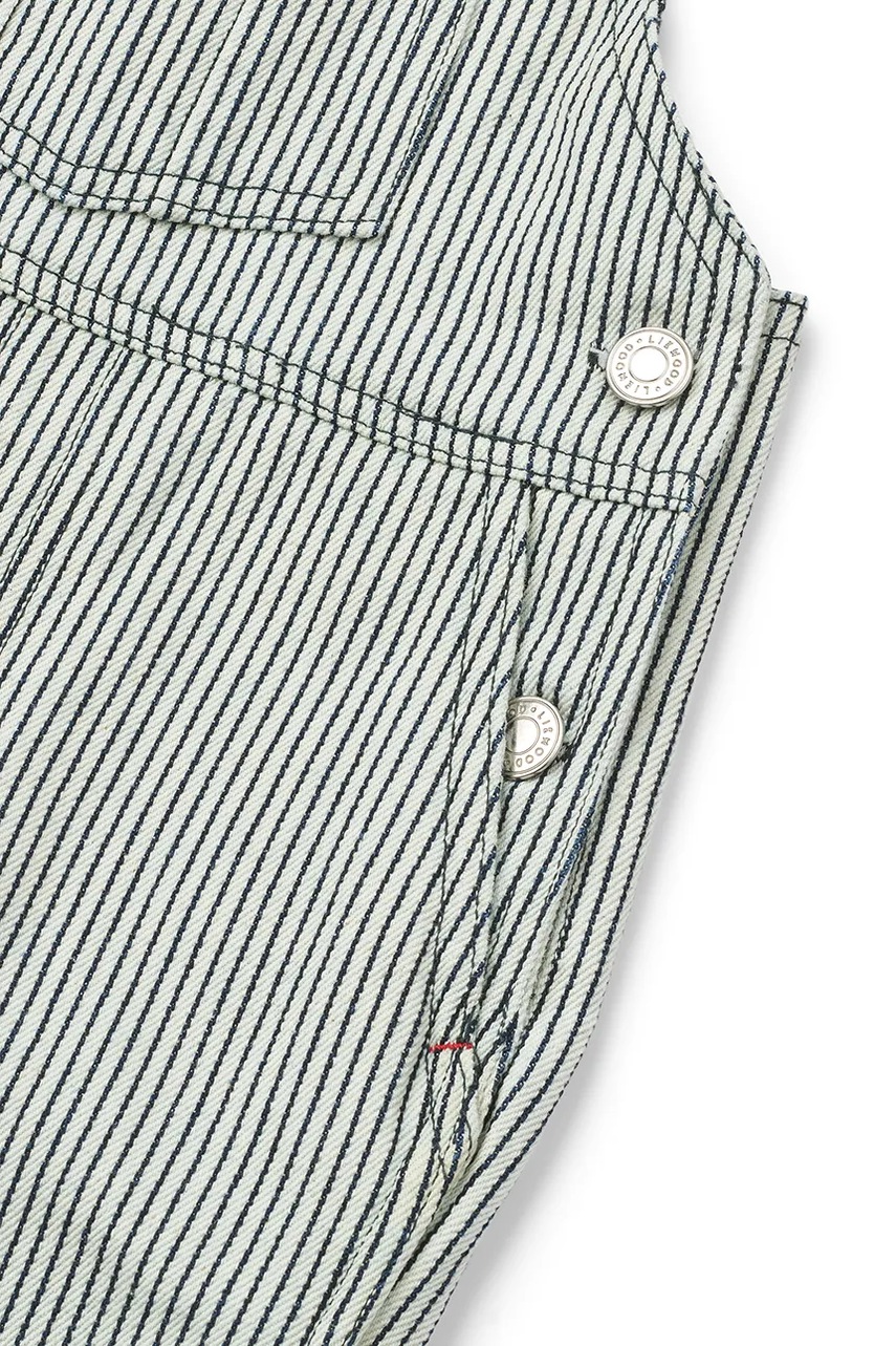 Dětské rifle Liewood Delani Stripe Denim Dungarees (obrázek 4)