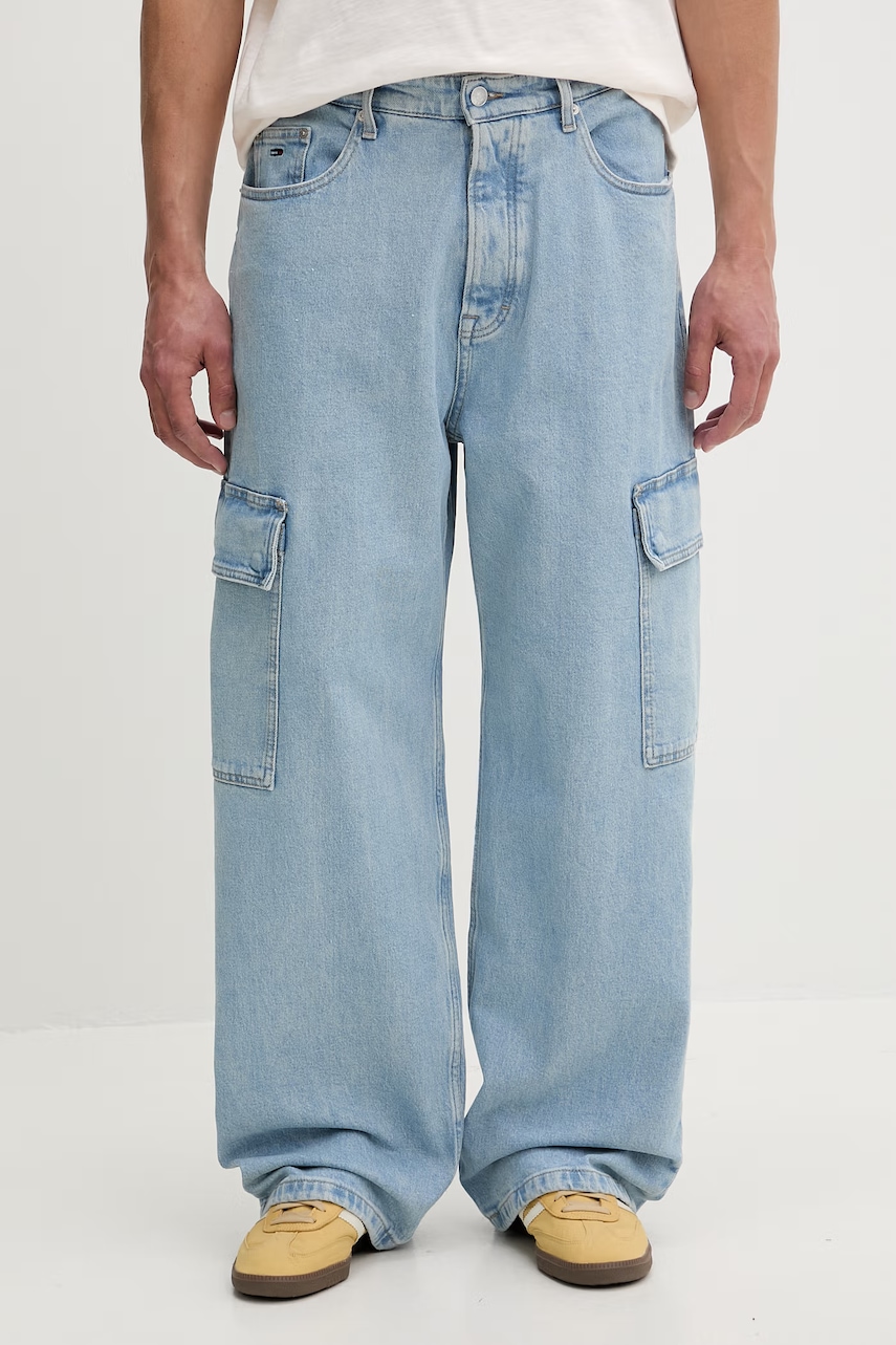 Tommy Jeans blugi wide leg pentru bărbați