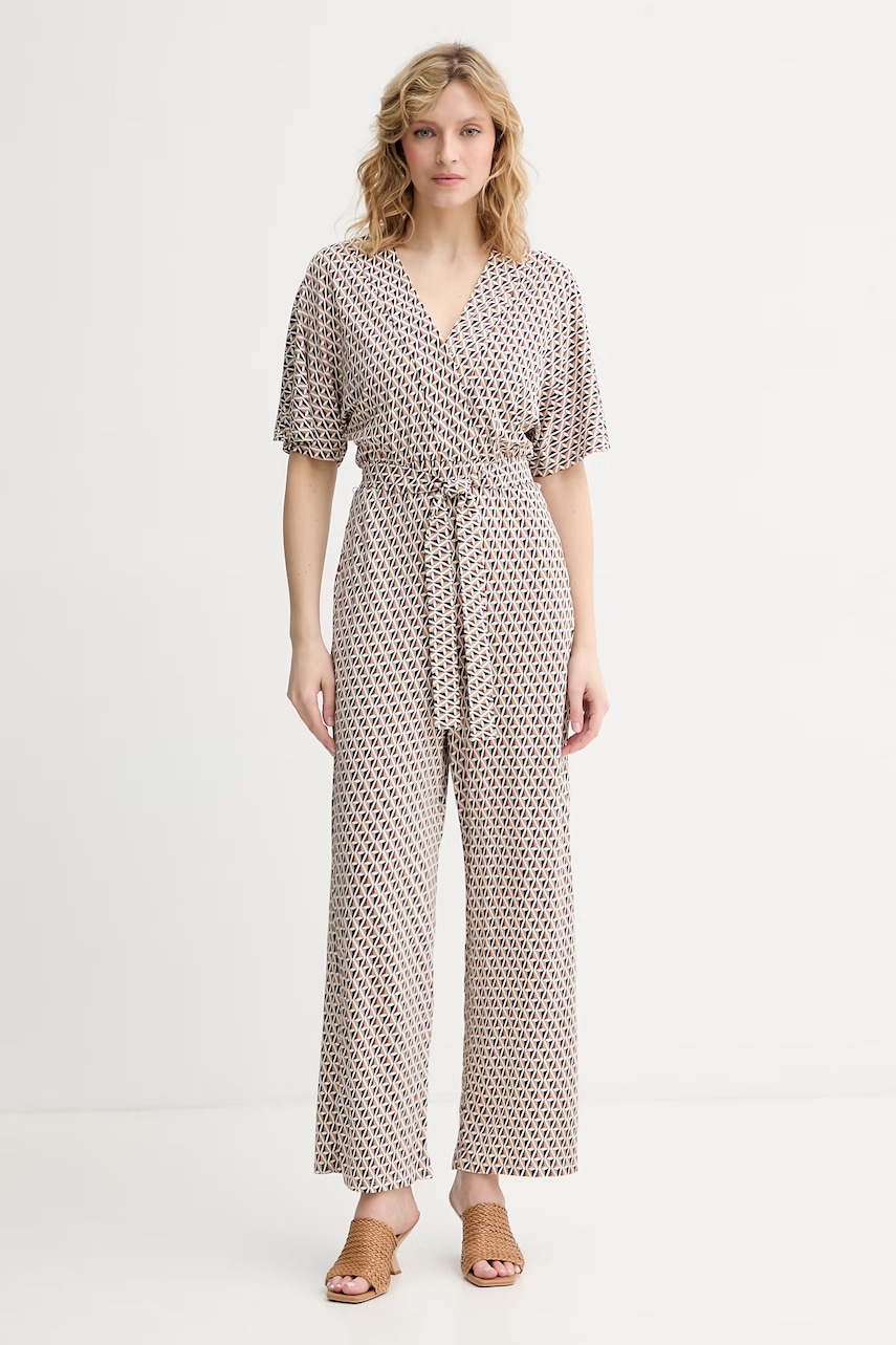 Max Mara Beachwear salopetă palazzo pentru femei, cu vâscoză EGREGE