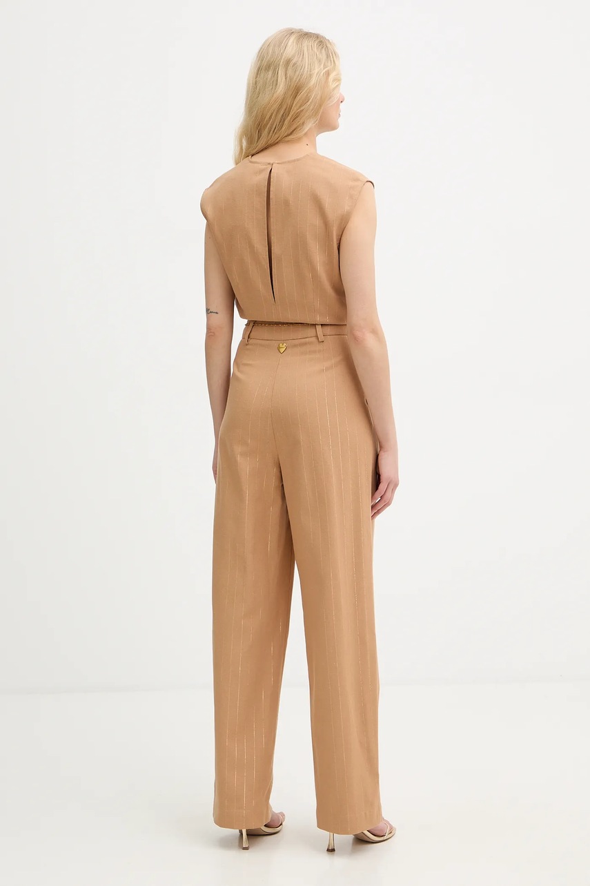 Overal ze lněné směsi Twinset (obrázek 3)