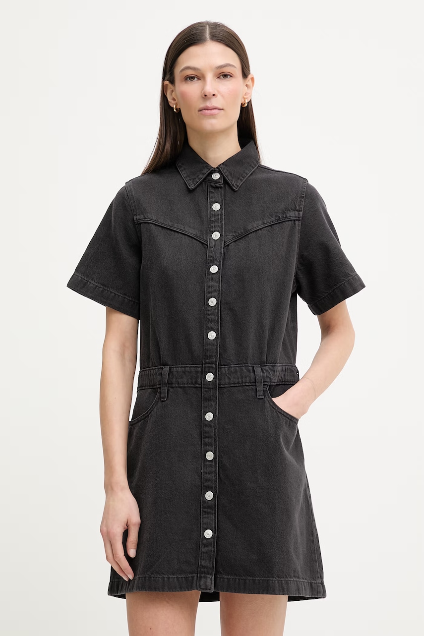 Levi's φόρεμα ντένιμ SS LOGAN WESTERN