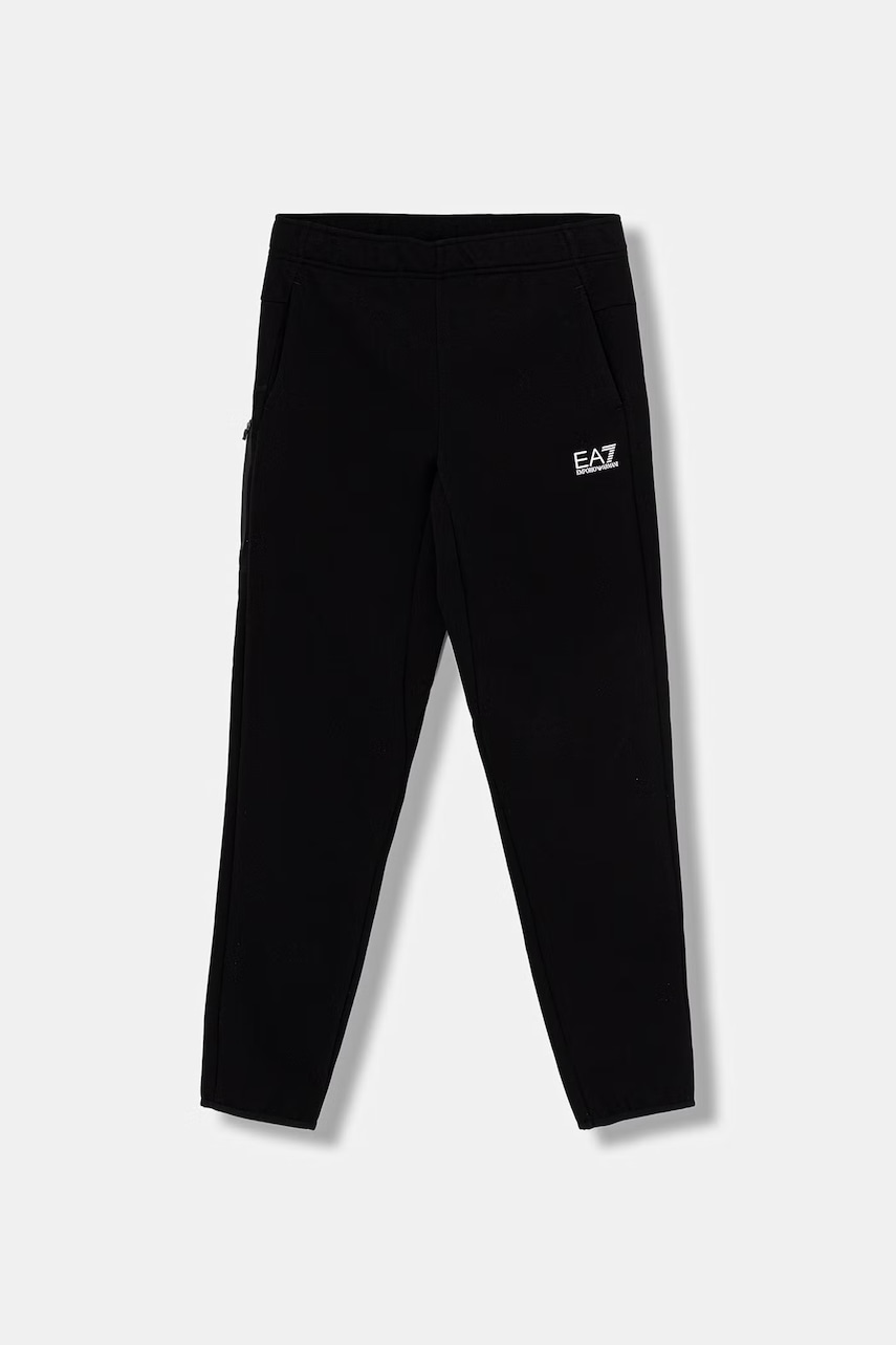 EA7 Emporio Armani pantaloni de trening pentru copii, cu bumbac