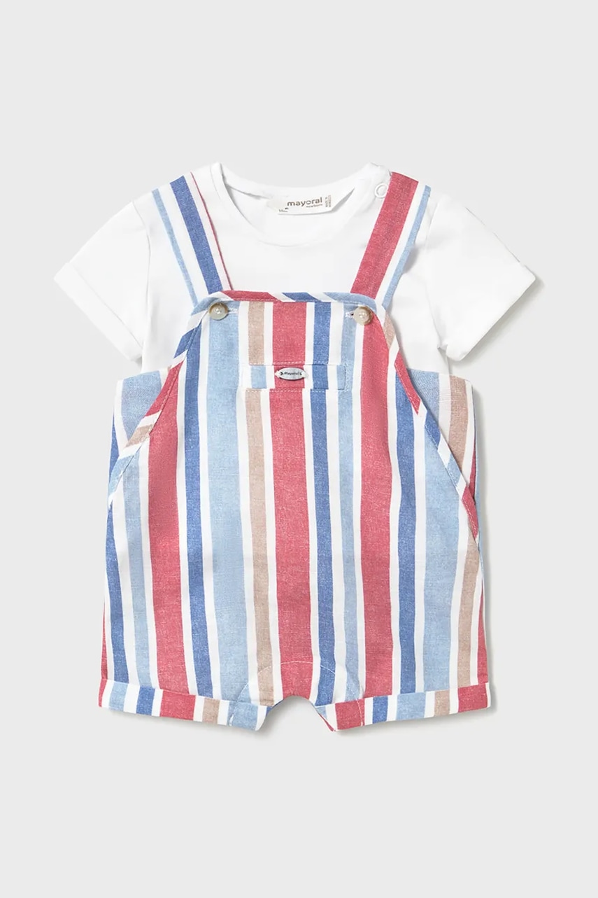 Σετ μωρού Mayoral Newborn 1622.1J.Newborn.PPY2 κόκκινο 65,70,75,86,80,60