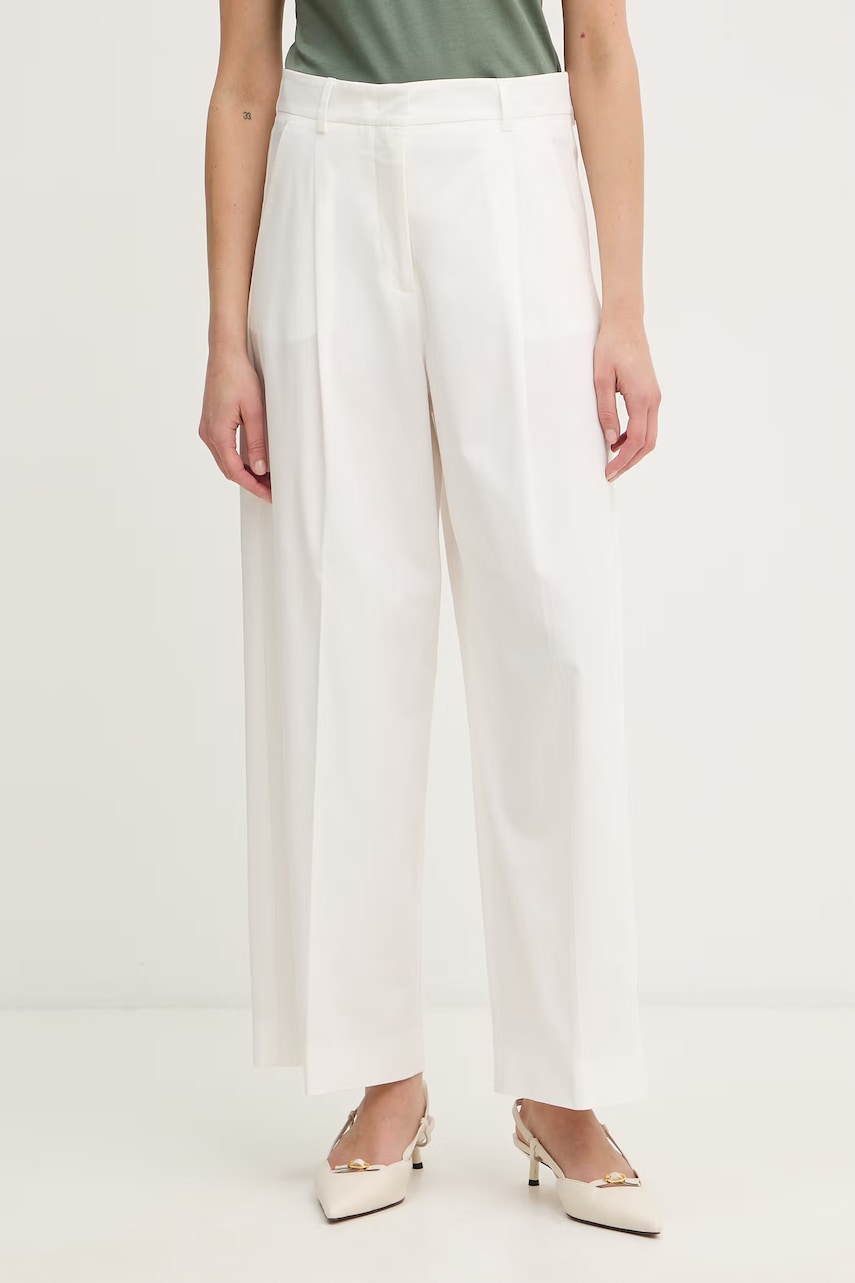 Weekend Max Mara Παντελόνι γυναικείο βαμβακερό με ελαστάν BELLICO