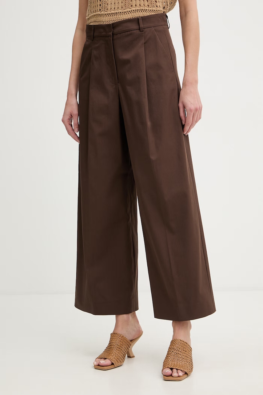 Weekend Max Mara pantaloni pentru femei, din bumbac cu elastan BELLICO