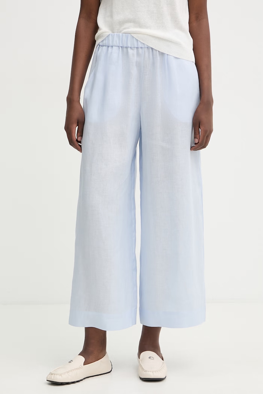 MM by Max Mara Παντελόνι γυναικείο λινό CANNETI