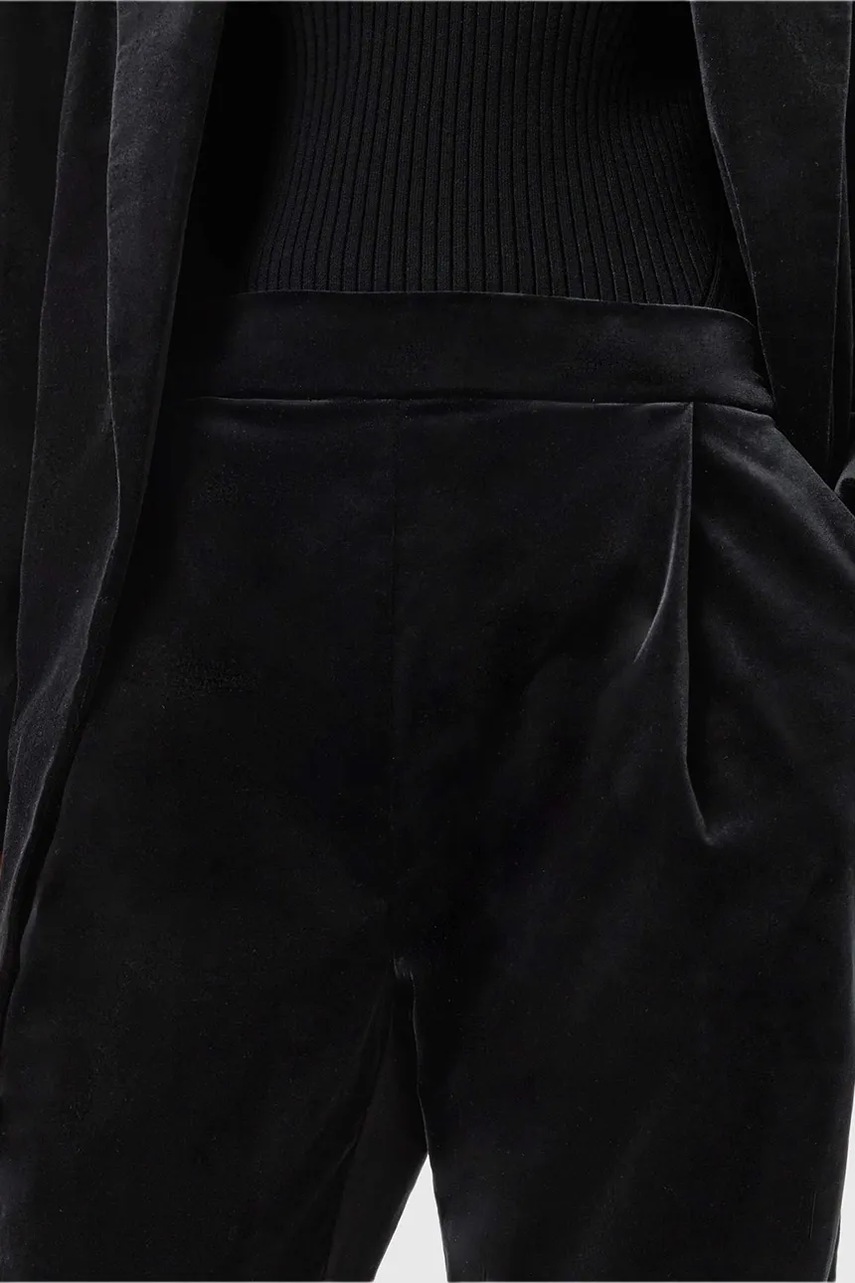 Velurové kalhoty AllSaints (obrázek 4)