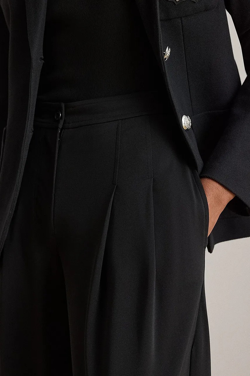 Lauren Ralph Lauren Lauren Ralph Lauren Παντελόνι wide leg γυναικείο - 4