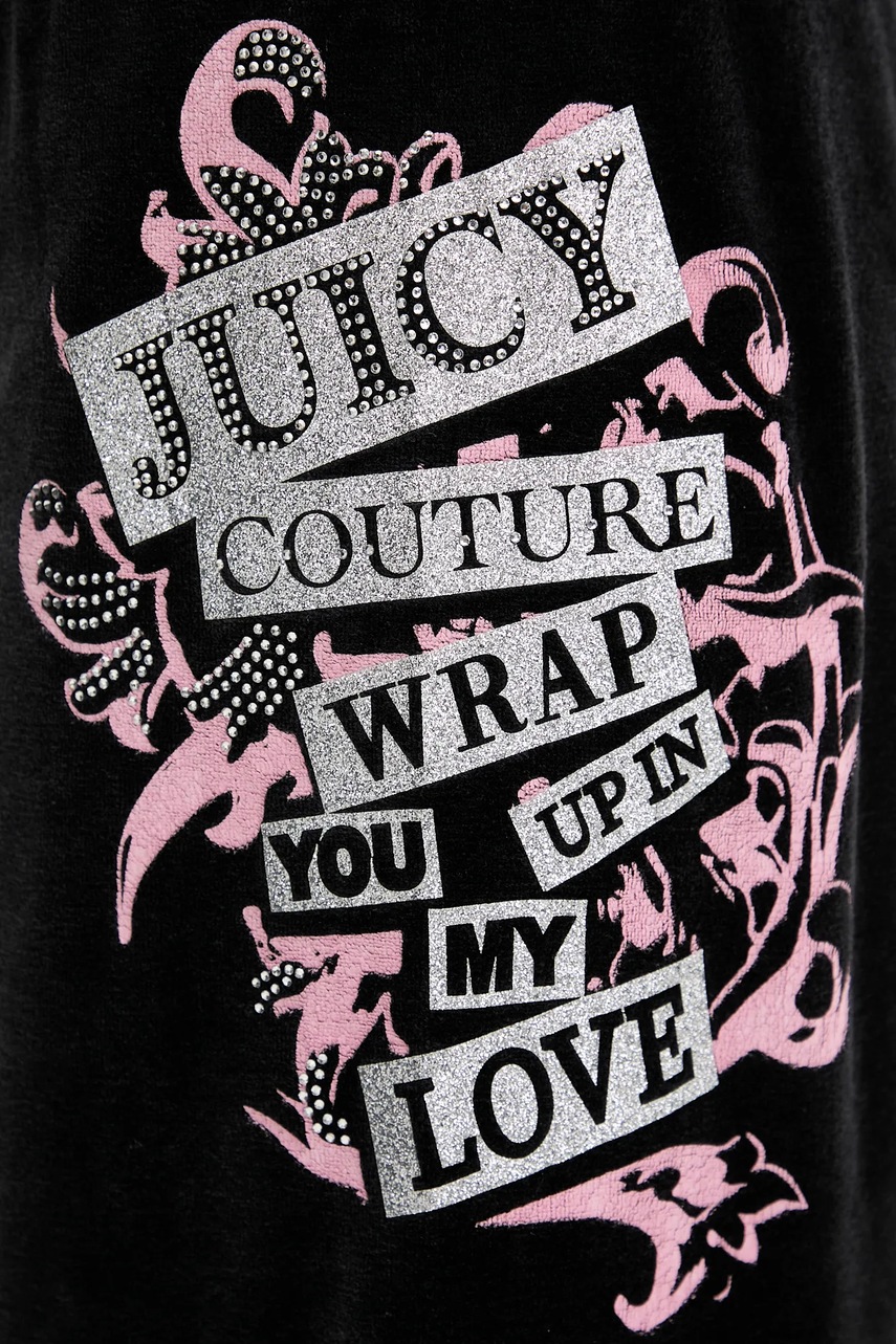 Velurové teplákové kalhoty Juicy Couture Wrap You Up (obrázek 4)