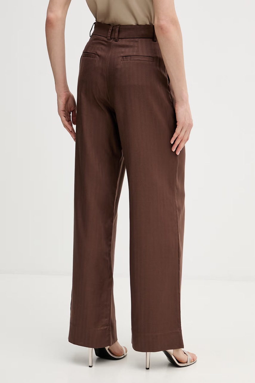 Παντελόνι με λινό μείγμα Hoss Intropia φωτογραφία