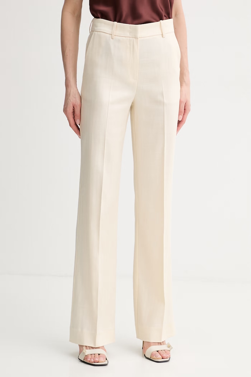 ERMANNO Firenze pantaloni de costum femei cu in