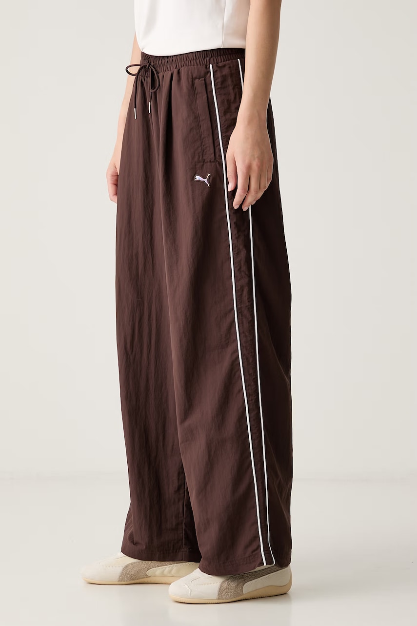 Puma teplákové nohavice dámske Piping Relaxed Woven