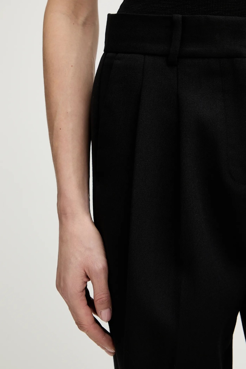 Kalhoty s příměsí vlny MICHAEL Michael Kors (obrázek 4)