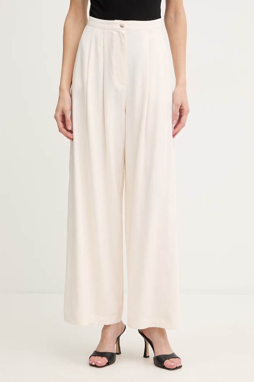 Παντελόνι με προσθήκη λινού Marella MLMALAMARONOFOU