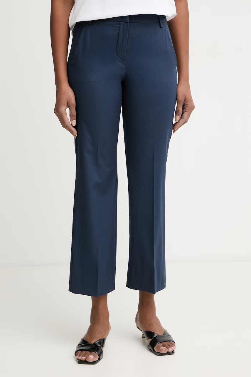 Marella pantaloni femeiești cu bumbac Emme by Marella