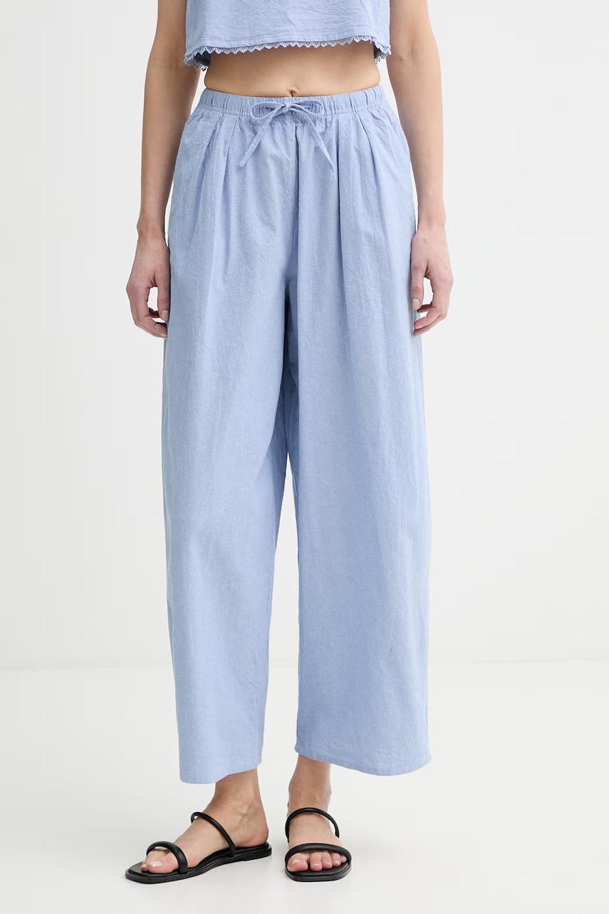 American Vintage pantaloni pentru femei, din bumbac