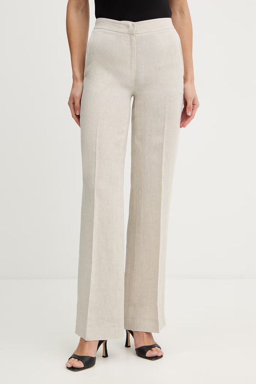 Παντελόνι με προσθήκη λινού Twinset