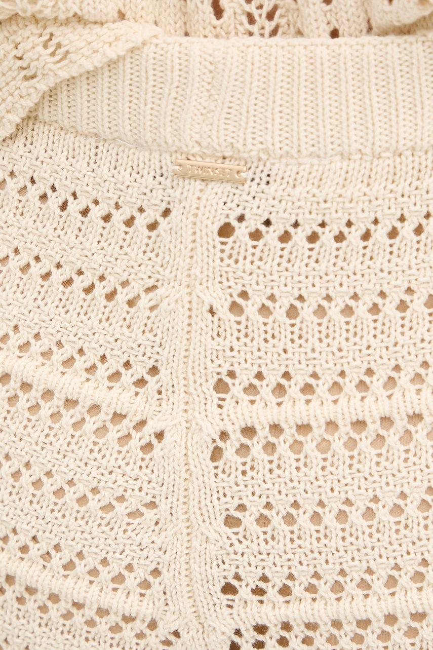 Bavlněné kalhoty Twinset (obrázek 4)