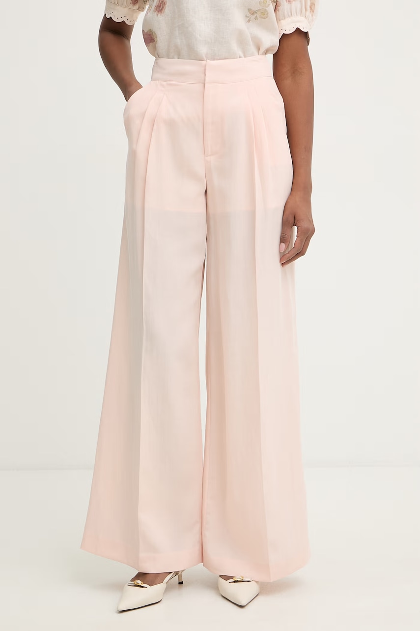 Twinset pantaloni pentru femei, din in