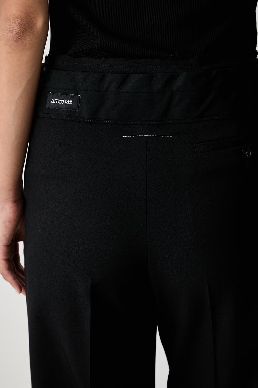 MM6 Maison Margiela MM6 Maison Margiela Παντελόνι γυναικείο με μαλλί - 5