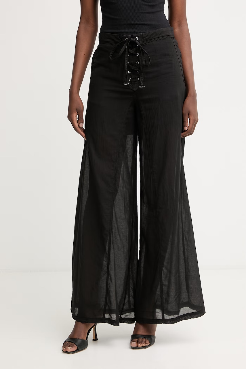 Pinko pantaloni pentru femei, din bumbac