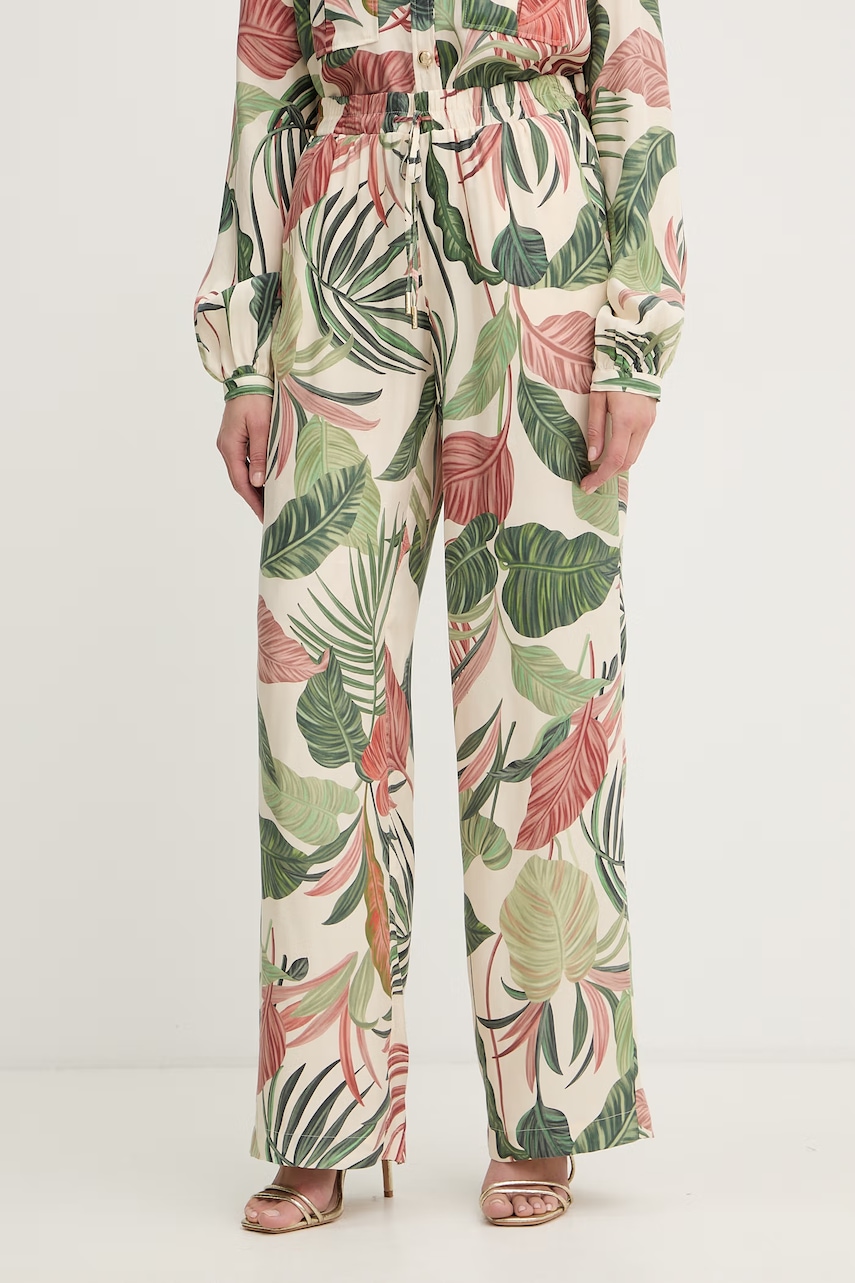 Guess pantaloni pentru femei, cu lyocell DALIA