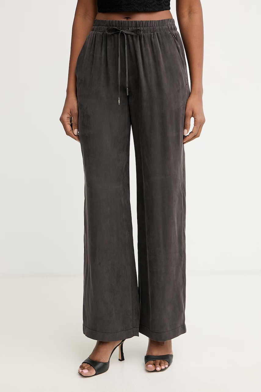 Guess pantaloni pentru femei, cu lyocell DALIA