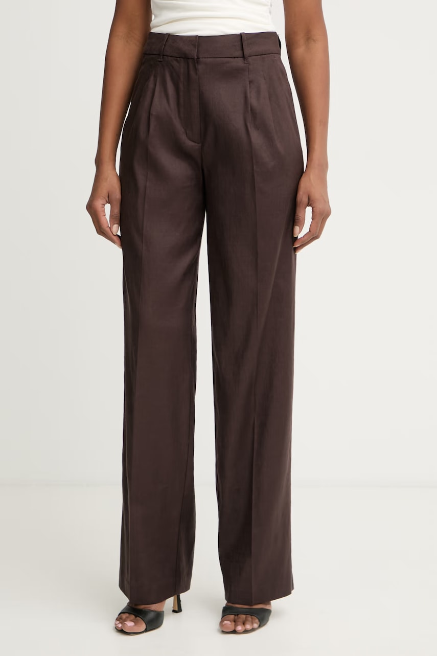 Guess pantaloni straight de damă cu in CARLA