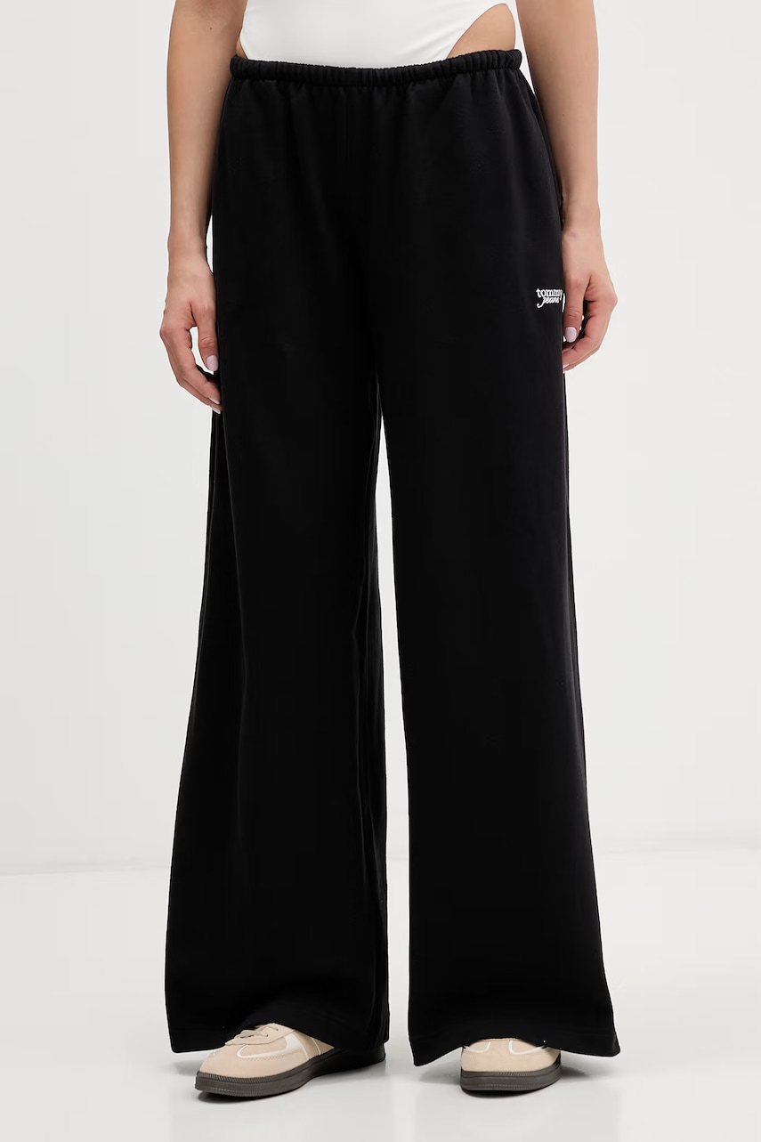 Tommy Jeans pantaloni de trening de damă din bumbac
