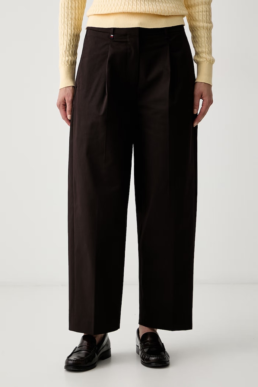 Tommy Hilfiger pantaloni pentru femei cu bumbac